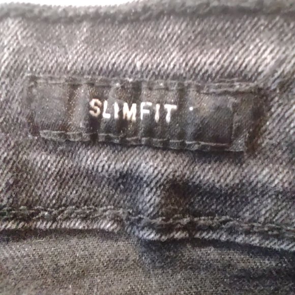 KENNETH COLE black men's slim fit stretch jeans - Picture 9 of 11